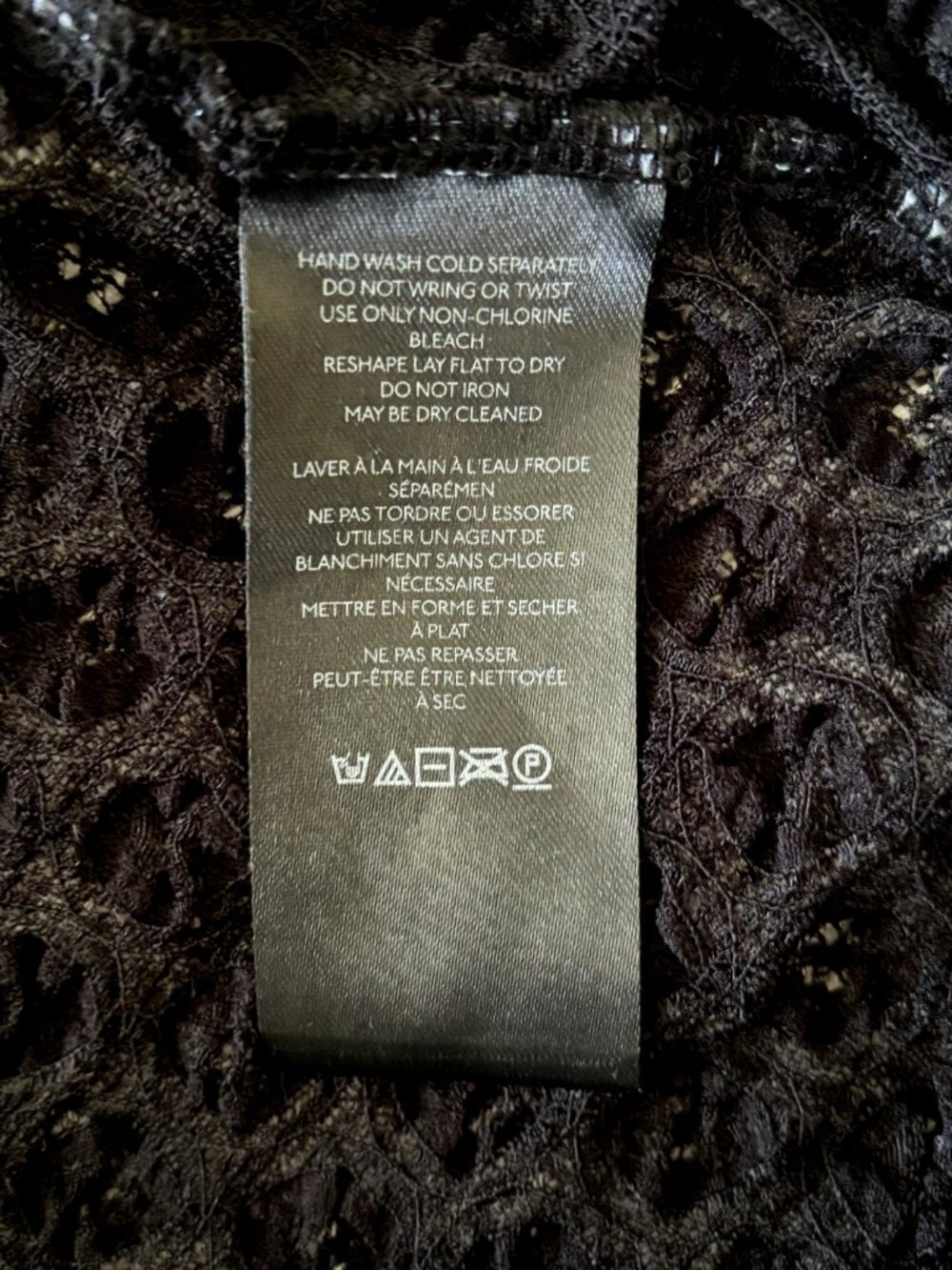 Urban Outfitters Edgy Black Lace Wrap Top in Women's XS in EXCELLENT CONDITION - Picture 7 of 8